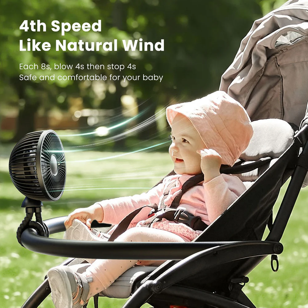 gaiatop mini portable stroller fan m10 gaiatop mini portable stroller fan m10