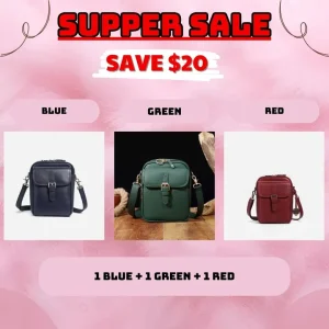 👜crossbody leather bag🎒