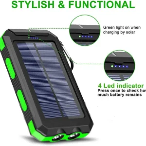 🔥waterproof solar power bank