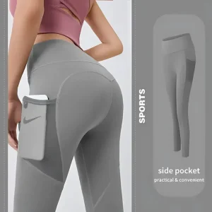 🔥hot sale 49% off🔥high waisted tummy control side pocket shaping training leggings