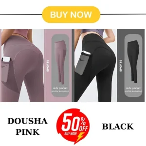 🔥hot sale 49% off🔥high waisted tummy control side pocket shaping training leggings