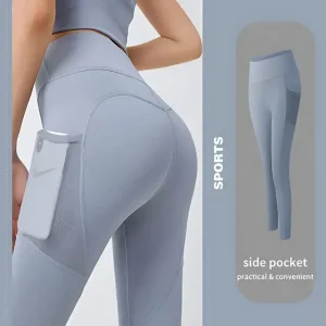 🔥hot sale 49% off🔥high waisted tummy control side pocket shaping training leggings