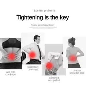 adjustable lumbar support belt lower back brace