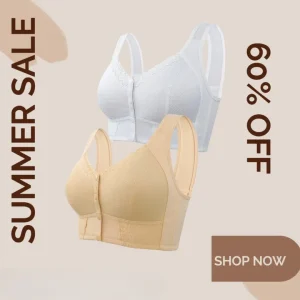 2025 mothers day pre sale new front closure breathable bra for seniors