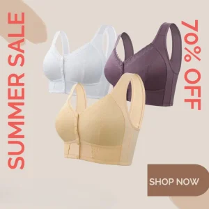 2025 mothers day pre sale new front closure breathable bra for seniors