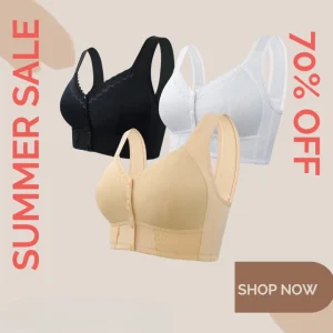 2025 mothers day pre sale new front closure breathable bra for seniors