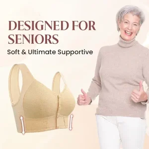 2025 mothers day pre sale new front closure breathable bra for seniors