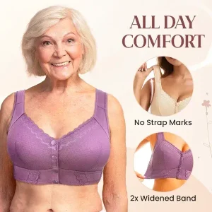 2025 mothers day pre sale new front closure breathable bra for seniors