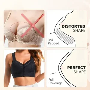 2025 mothers day pre sale new front closure breathable bra for seniors