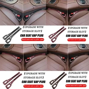 car seat gap plug with storage slot