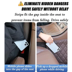 car seat gap plug with storage slot