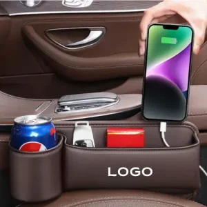 car leather cup holder gap bag