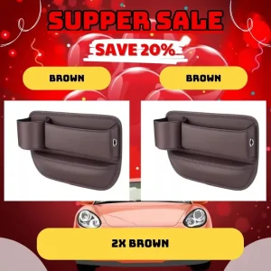 car leather cup holder gap bag