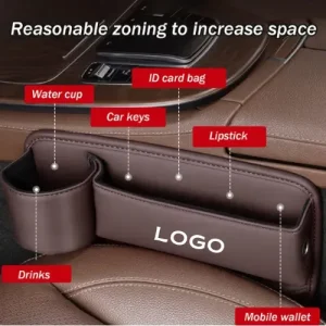 car leather cup holder gap bag