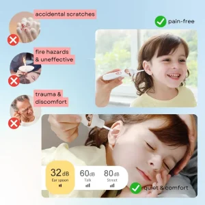 hot sale earwax vacuum safe painless ear cleaning for the whole family