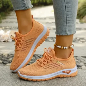 last day 60 offwomens mint green breathable knit sneakers slip on low top walk