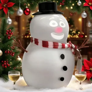 talking animated blink snowman with built in projector speaker plugn play