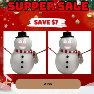 talking animated blink snowman with built in projector speaker plugn play