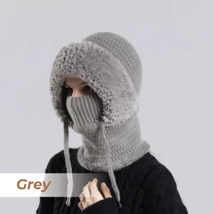 đchristmas sale 50% offâď¸womenâs thermal knit hood â fleece lined winter hat, neck warmer & face cover combo đchristmas sale 50% offâď¸womenâs thermal knit hood â fleece lined winter hat, neck warmer & face cover combo