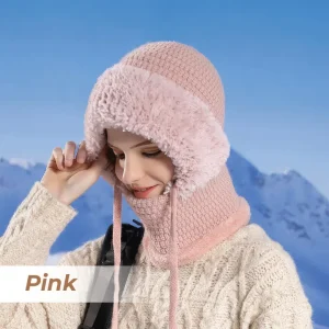 đchristmas sale 50% offâď¸womenâs thermal knit hood â fleece lined winter hat, neck warmer & face cover combo