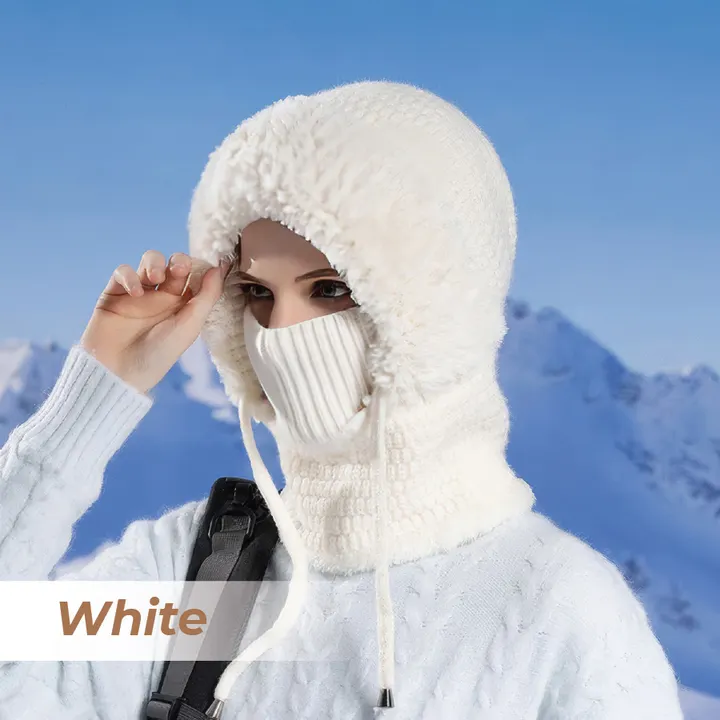đchristmas sale 50% offâď¸womenâs thermal knit hood â fleece lined winter hat, neck warmer & face cover combo đchristmas sale 50% offâď¸womenâs thermal knit hood â fleece lined winter hat, neck warmer & face cover combo