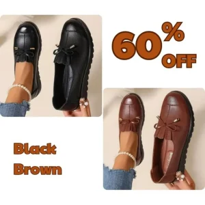 💥hot special discount 70% off💥 women's comfort slip on loafers, premium leather, soft sole & comfortable