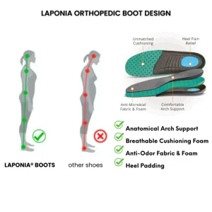 orthopedic fleece slip on boots