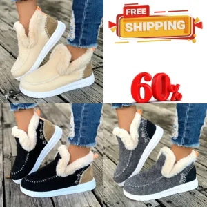 orthopedic fleece slip on boots