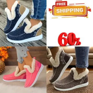 orthopedic fleece slip on boots