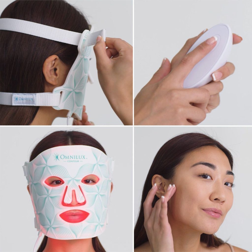 AuraSkin Crown LED Therapy Mask β 7 Color Wireless Silicone Face Mask πβ¨ omnilux contour face