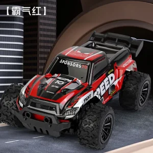 best seller | high speed remote control racing car with led lights – rechargeable rc toy for kids 🚗✨