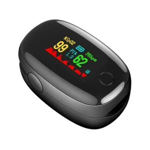 gempulse pro fingertip pulse oximeter – smart spo2 & heart rate monitor 🖤📊
