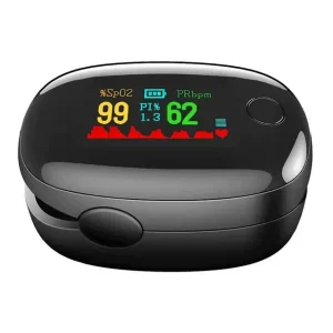 gempulse pro fingertip pulse oximeter – smart spo2 & heart rate monitor 🖤📊