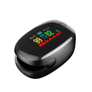 gempulse pro fingertip pulse oximeter – smart spo2 & heart rate monitor 🖤📊