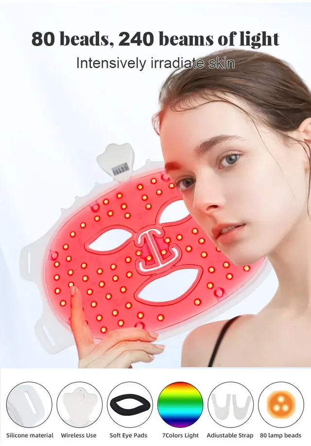 auraskin crown led therapy mask β 7 color wireless silicone face mask πβ¨ auraskin crown led therapy mask β 7 color wireless silicone face mask πβ¨