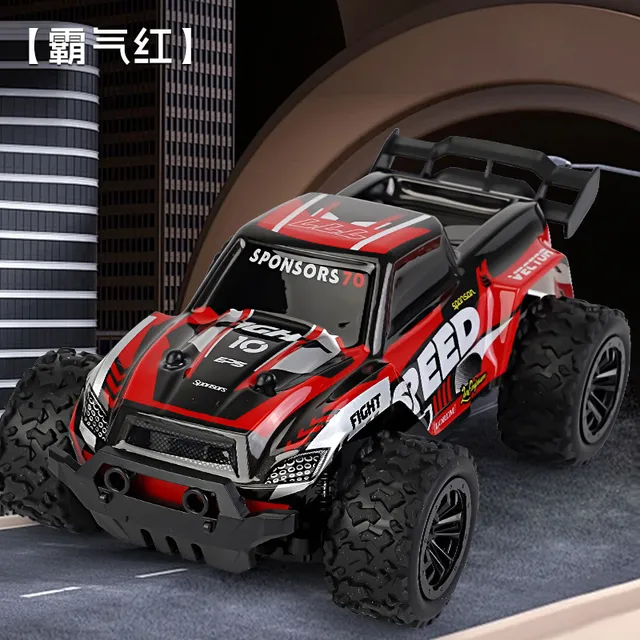 BEST SELLER | High-Speed Remote Control Racing Car with LED Lights โ Rechargeable RC Toy for Kids ๐โจ - Image 2