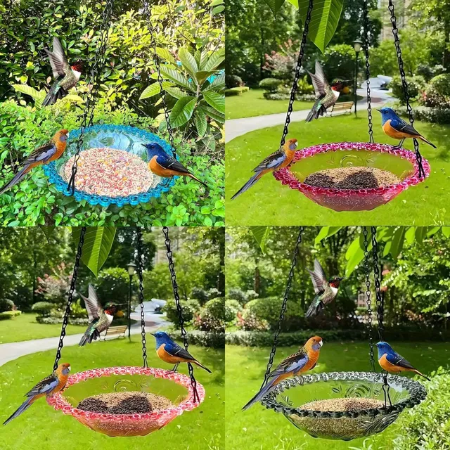 best seller hanging bird feeder tray – outdoor garden & balcony bird feeding dish with iron chain best seller hanging bird feeder tray – outdoor garden & balcony bird feeding dish with iron chain