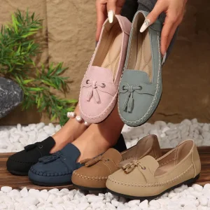 🔥 best seller 2026 | women’s tassel loafers – slip on soft sole casual moccasin flats