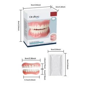 oralhoe smilefit cosmetic teeth kit – natural look instant confidence 😁✨