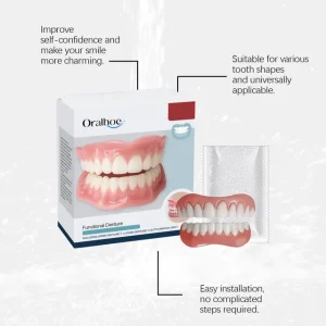 oralhoe smilefit cosmetic teeth kit – natural look instant confidence 😁✨