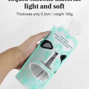 auraskin crown led therapy mask – 7 color wireless silicone face mask 👑✨