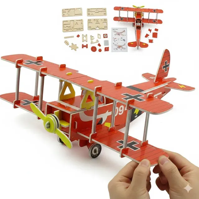 hot sale aishang diy 3d paper puzzle airplane model kids educational stem assemb hot sale aishang diy 3d paper puzzle airplane model kids educational stem assemb