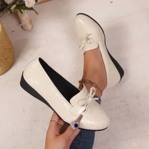 last day sale 60womens orthopedic loafers comfortable leather material